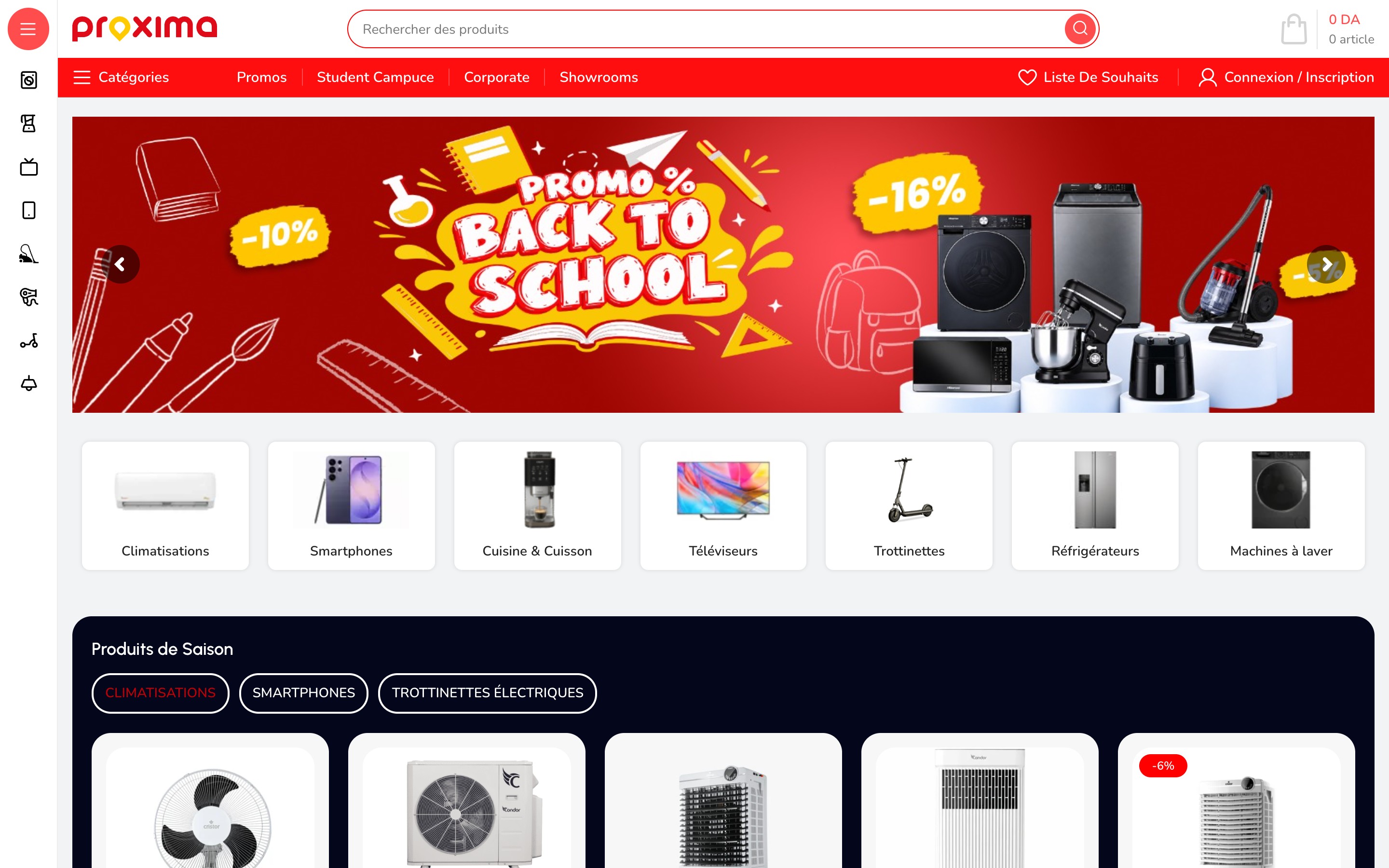 Proxima Market | E-Commerce Électroménager & High-Tech
